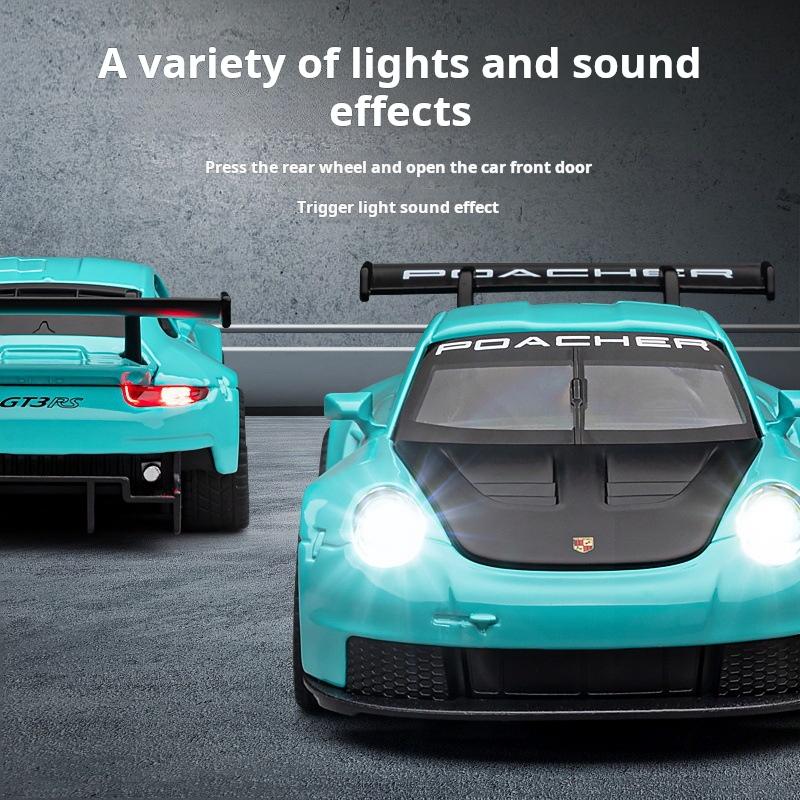 1:32 Scale GT3 RS Alloy Car Model w/ Retro Pull-Back Action, Racing Enthusiasts' Dream Toy, Perfect for Kids & Collectors