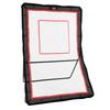 Lacrosse Rebounder for Backyard, 5x7 Ft Volleyball Bounce Back Net, Pitchback Throwback Baseball Softball Return Training Screen, Adjustable Angle