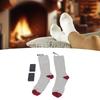 Electric Heated Socks Battery Operated Comfortable Cotton Socks for Winter Travel Camping Cycling Skiing Hiking One Size