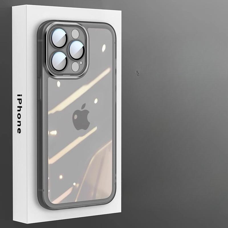 Applicable To IPhone16proMax Glamorous TPU Case Apple 15 Translucent I14 Full Inclusive Anti Fall Protection Case