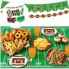 Complete Football Championship Themed Party Supplies Package Includes standard Disposable Tableware For Birthday Game instances