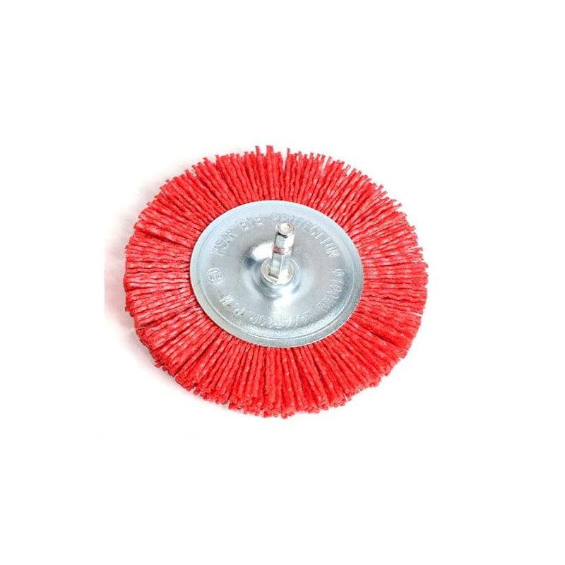 Abrasive Hex Shank Nylon Wire Drill Brush Set for Grinding, Polishing & Rust Removal