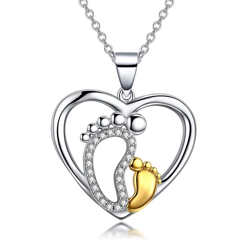 Trendy Heart Necklace for Men Women Hollow Love Pendant Clavicle Chain Choker Sweater Chain DIY BFF Party Family Jewelry Gifts