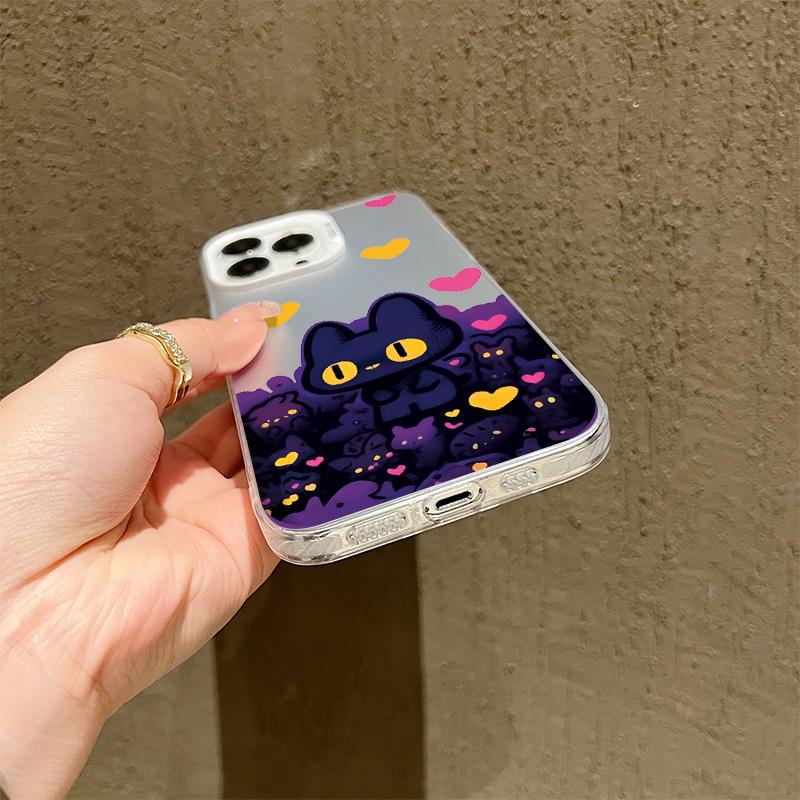 Silikonhülle für Vivo Y22 Y33S Y29 Y27 Y28 iPhone 17 16 15 14 13 12 11 Samsung A06 A16 A26 A36 A56 Abdeckung DIY Bemalt Cartoon Stoßfestes Handy-Stoßfänger