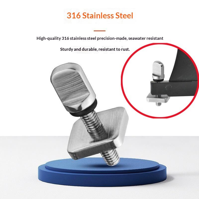 Stainless Steel M4 Surfboard Tail Fin Replace Screw 1Pcs Durable Surf Fin Bolt for Surf Enthusiast Daily Repair Supplies
