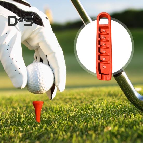 Golf Tee Elevator 3D Printed Golf Tee Height Gauge Portable Tee Height Adjuster Precise Placement At 20-70mm Gift for Golfers
