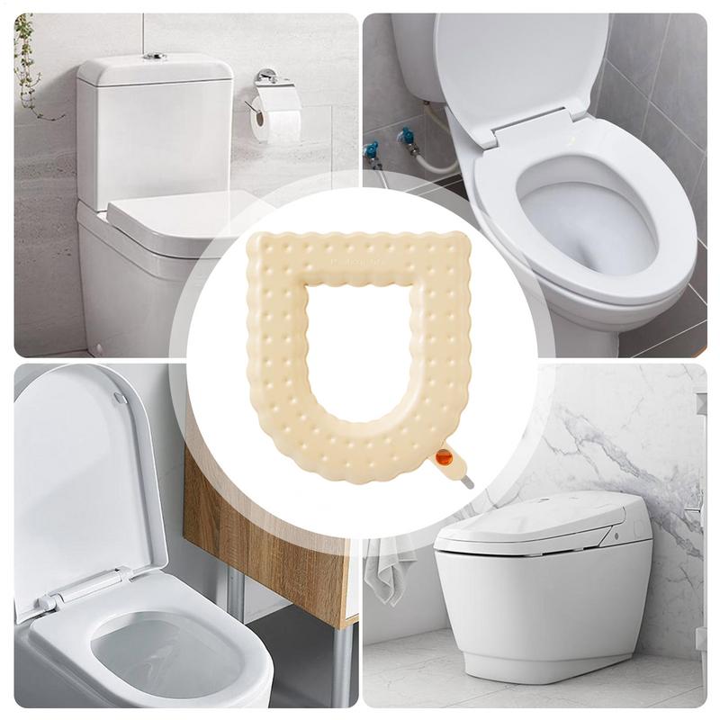 Bathroom Toilet Seat Cover Comfortable Winter Toilet Seats Toilet Seat Cushion Cover Toilet Cushion With Handle For Standard U &