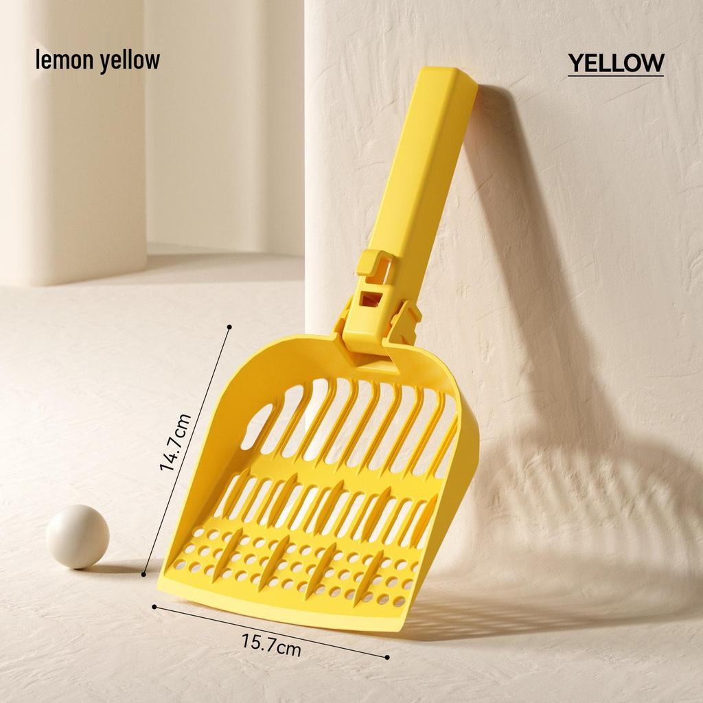 Large Thickened Tofu Cat Litter Scoop with Fine Holes for Cats and Dogs