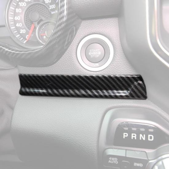 Car Console Panel Trim Cover Strips For Dodge Ram 1500 19-25 Accessories Carbon
