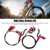 Hydraulic Brake Set High Density Sensitive Wear Resistant Mountain Bike Disc Brake Kit for Replacement