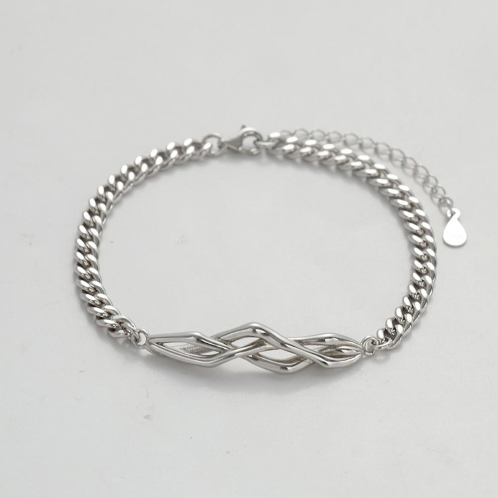 Valentine's Day Simple Thin Bracelet Flower Couple Bangle Classic Lovers Bracelet  Gifts