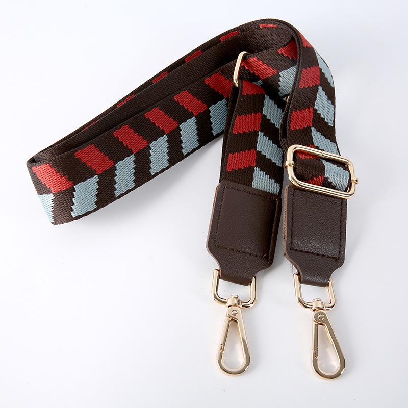 

New Diamond Bag with Color Bag Accessories Wide Shoulder Strap Adjustable Versatile Women s Bag Crossbody Replacement Strap
