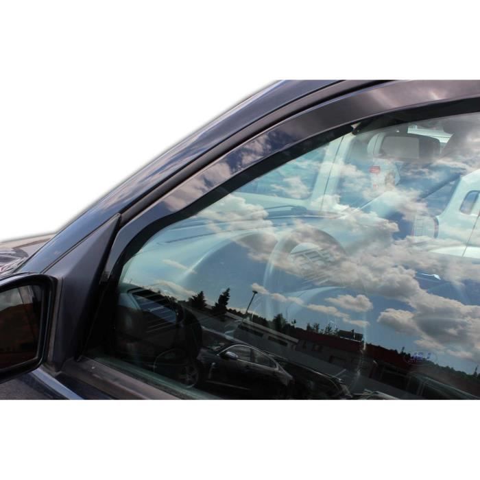 Déflecteurs d'air - Compatible ML W163 - 4 pièces - Acrylique teinté - Protection contre le vent - 3 mm