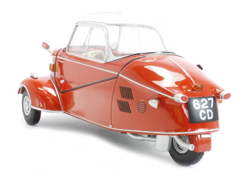 OXFORD Messerschmitt KR200 Bubble Car Scale Model Car 18MBC001 1/18 (Red)