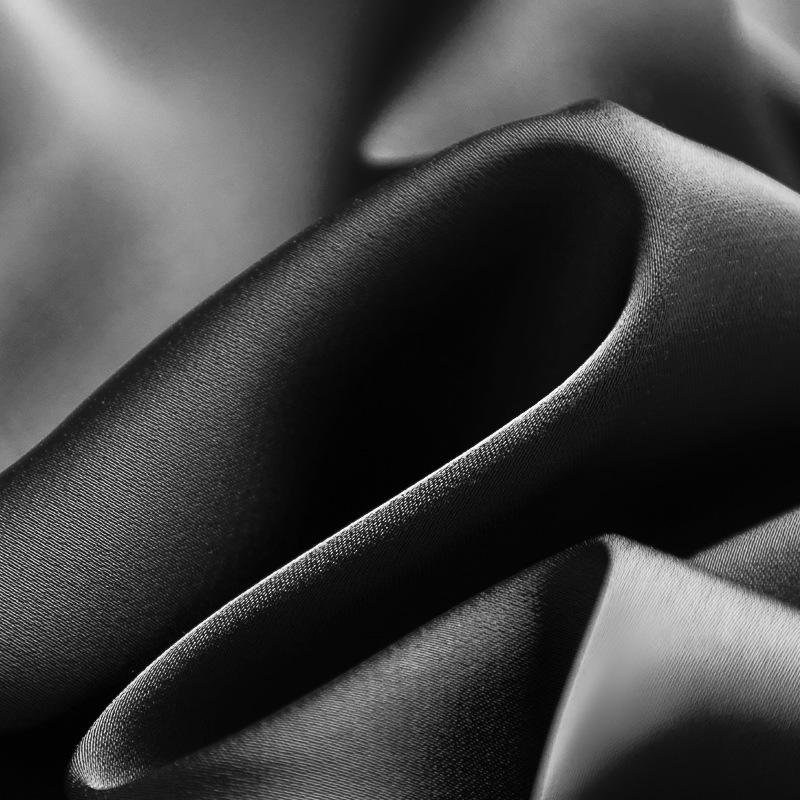 Letní saténové palazzo kalhoty - Dámské volné hedvábné zkrácené kalhoty