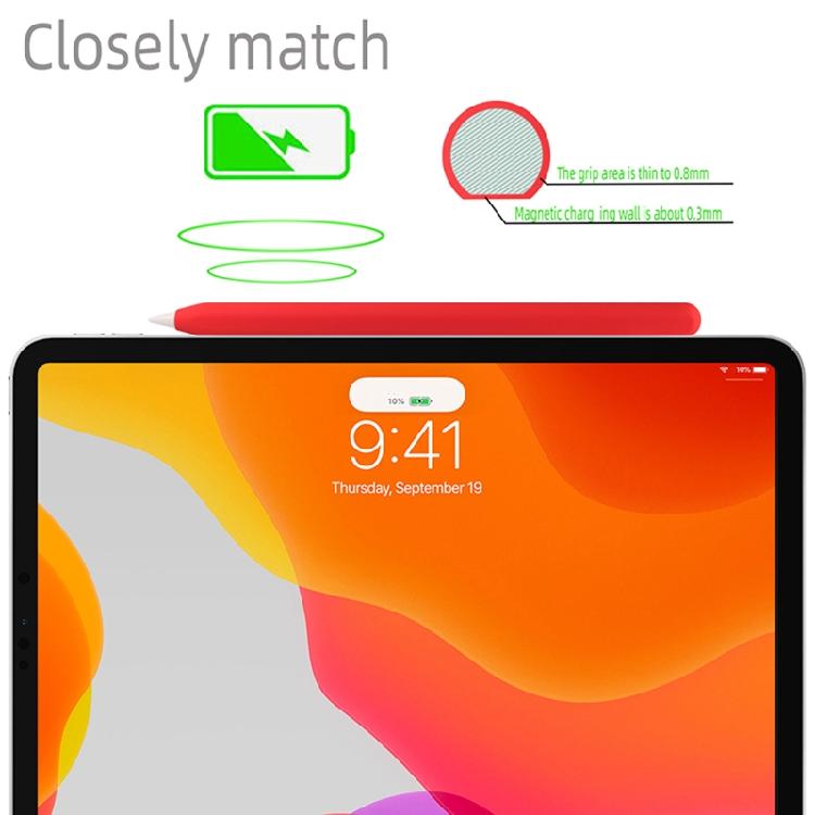 Ultra tenký pro kryt Skin Cover pro Apple Pencil 2 Pouzdro 360° ochrana proti pádu