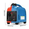 1800W 110V/ 220V/230V Portable Gasoline Generator 50 Hz Volt Home Small Mini Outdoor Low Mute Car Generator
