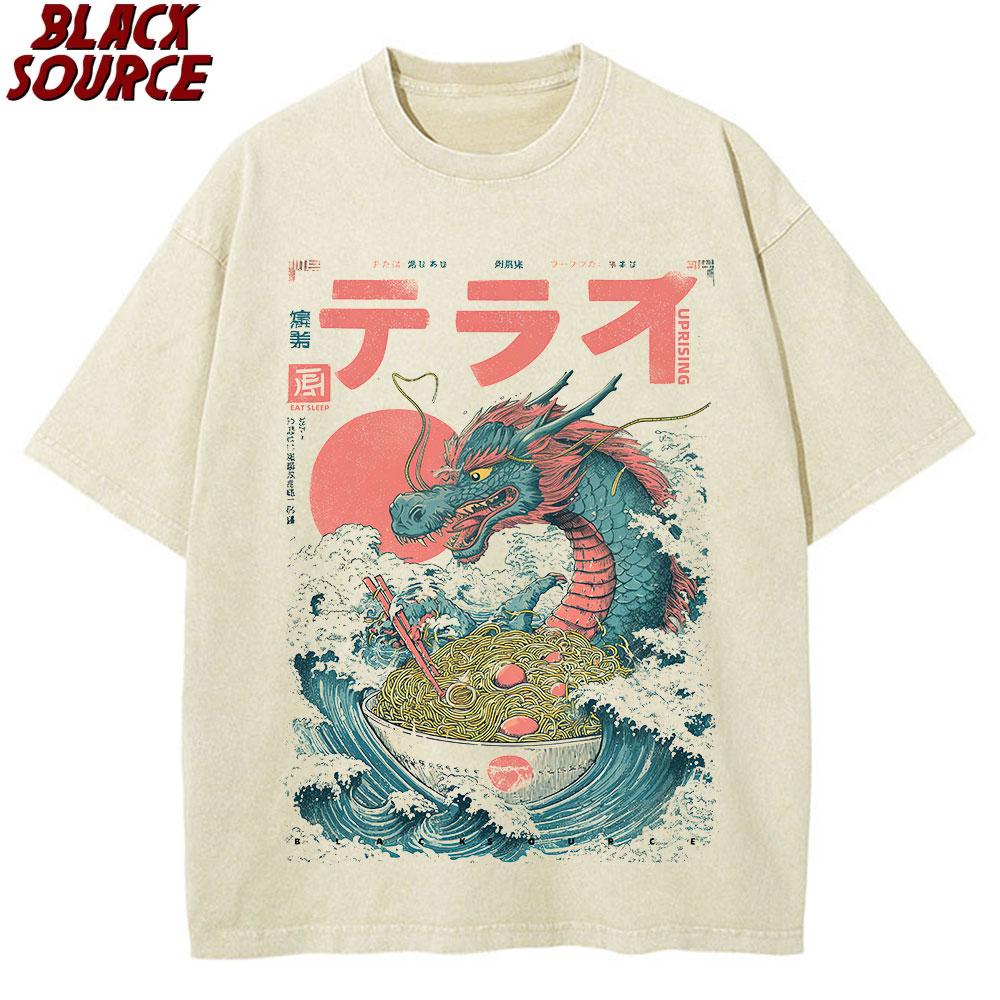 

T Dragon Print Trendy Versatile Men Woment Tshirt Summer Autumn Daily Outdoor Sports Casual Loose Street Short sleeve S
