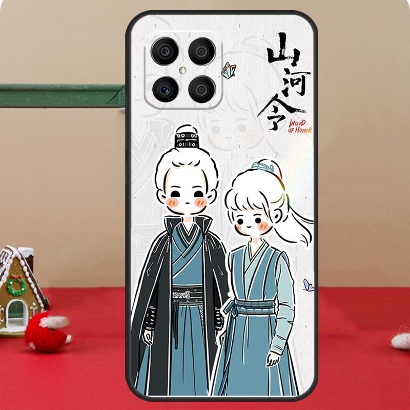 EHRENWORT Shan He Ling Cartoon Hülle Für Honor Magic 8 5 6 7 Lite Honor 400 Pro 200 70 90 X8c X8b X9a X9b X9c X9d Win Cover