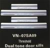Otai S06-1: Compatible Sill Strip for Sagitar Welcome Pedal Modification.
