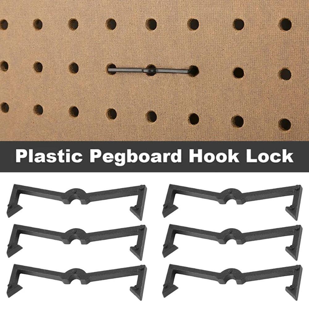 50Pcs Peg Board Pegboard Hook Locks Locks Holder Pegboard Clips New Hook Fastening Buckle