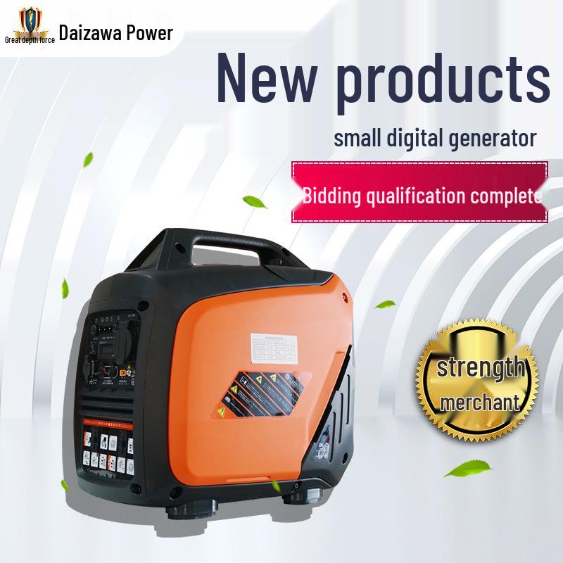 Portable 2kW Gasoline Inverter Generator for Outdoor Camping and Picnics