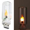 Flame Ambient Light USB Night Light Warm Yellow Bulb Decorative Lighting  Hallway