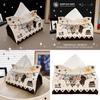 Cat Cartoon Leather Tissue Box For Home Office Car Use With Multi Purpose Functionality