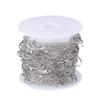 5Yard/Roll 2mm Hollowout Star Moon Link Chain Metal Copper Dangle Charm Chains For Jewelry Making DIY Bracelet Necklace Supplies