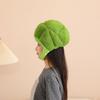 Green Brokkoli Headgear Plush Brokkoli Hat Novel Funny Brokkoli Caps Photography Props Halloween Party Cosplay Costume