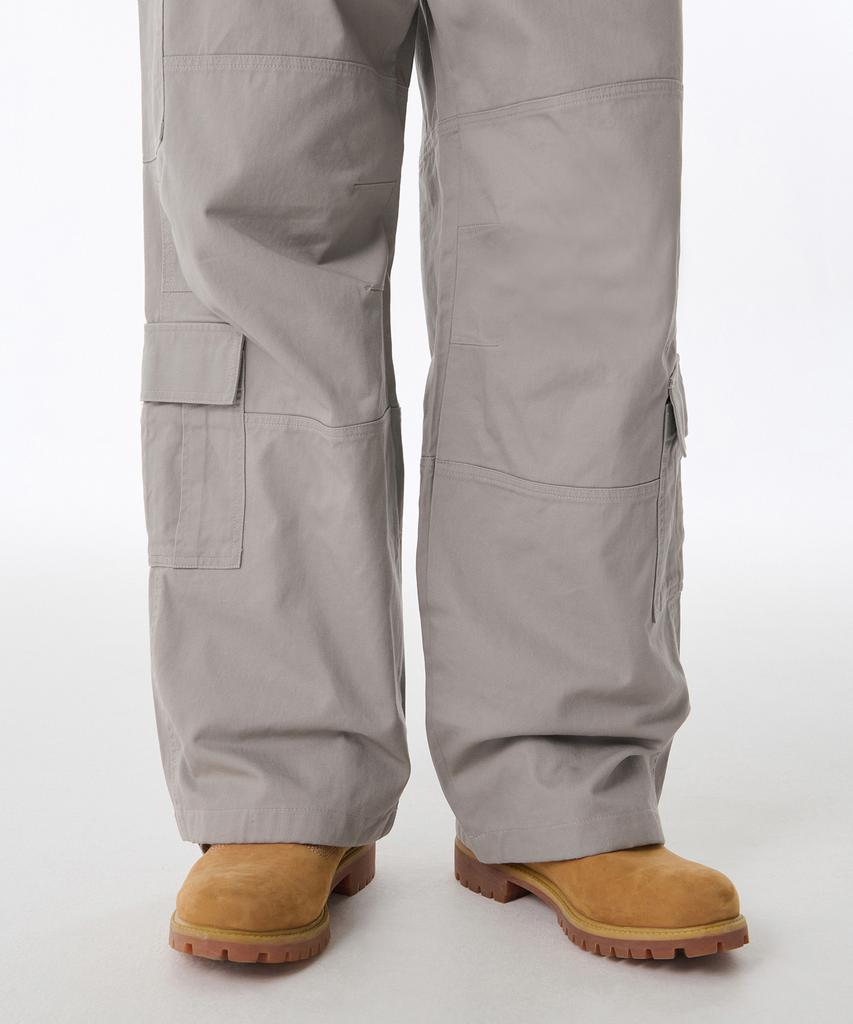 MUSINSA STANDARD Multi-Pocket Carpenter Pants [Light Warm Grey]