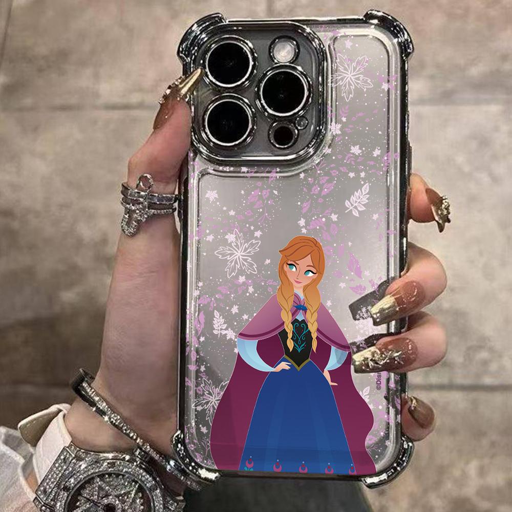 Frozen Queen Elsa Phone Case for Google Pixe 10 9 9A 8 8A 7 7A Pro XL 5G Anti-drop Transparent Soft Cover
