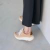 Carino CAUC51106 Women's Beige Combination Sneakers, Size 23.5 Cm