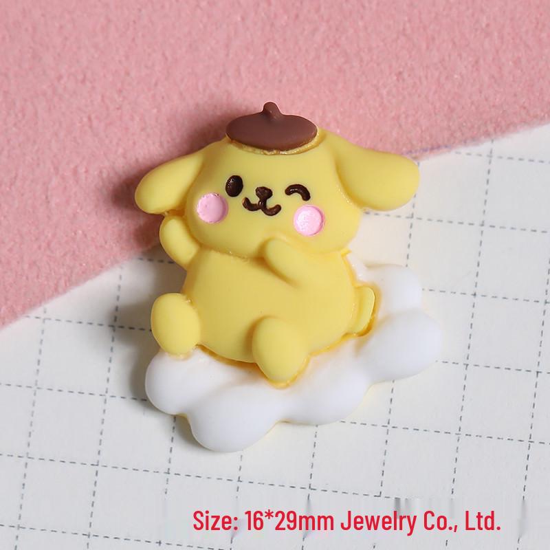 Adorable Sanrio DIY Resin Accessories: Phone Case, Hair Clip, Headwear, & Mouthwash Cup Decor
