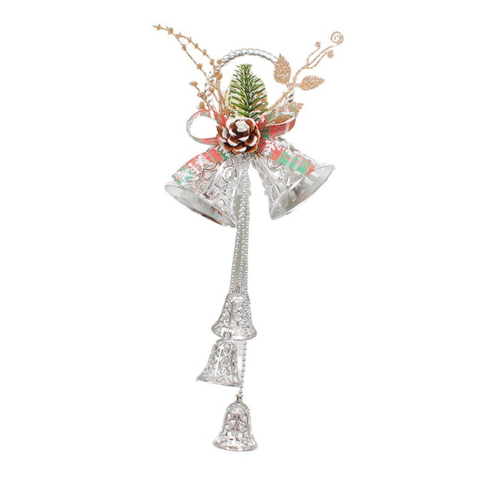 With Pine Cones Christmas Bell Glitter Christmas Hanging Ornament Xmas Tree Pendant  Shopping Mall