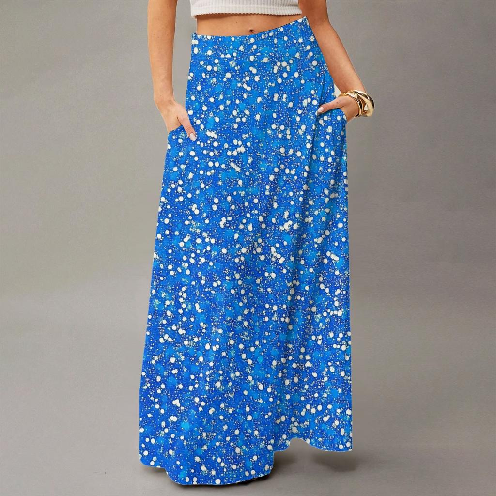 Women's Flowing Maxi Dress Regular Casual Summer Floral Print Bohemian  Skirt