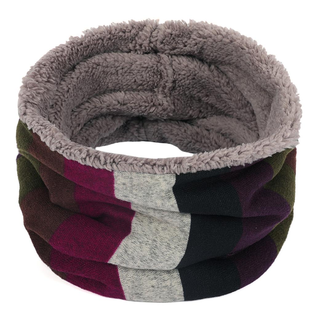 Outdoor Thermal Neck Warmer Fleece Lined Tube Scarf for Cold Weather Activities Soft Stretch Fabric Durable Construction