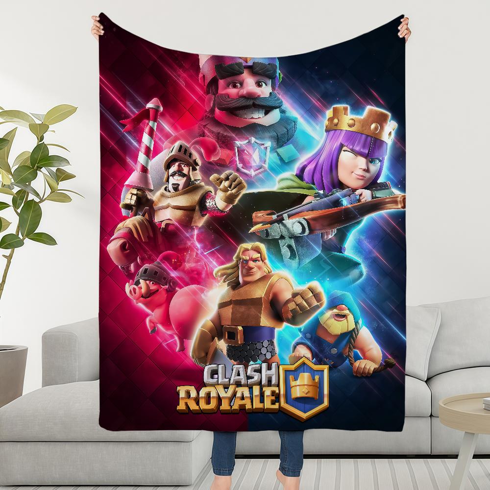 Video Decke Überwurf Super Spiel Gemütlich R-RoyaleS-ES Plüsch C-ClashS-ES Wohnzimmer Sofa Couch Kindliche Geburtstagsgeschenke