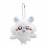 Adorable Self-deprecating Bear Plush Ornament Ultra Soft Short Plush 10cm Animal Figure