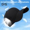 Baseball Hat Extended Brim Sunshade Effect Adjustable Sun Hat Quick-Drying Cap with Breathable Holes