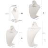 Practical Sturdy Lint Jewelry Bust Stand Small Necklace Display Holder Jewelry Accessory for Trade Show Exhibits