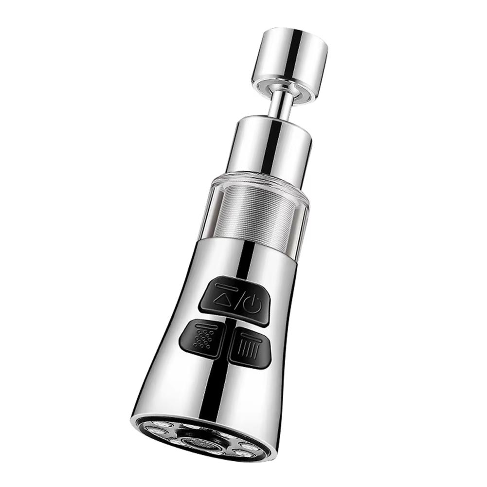 

Multifunctional Kitchen Head Kitchen Faucet Aerator Compact Size Environmentally Friendly Minimized Water Splashes Silver