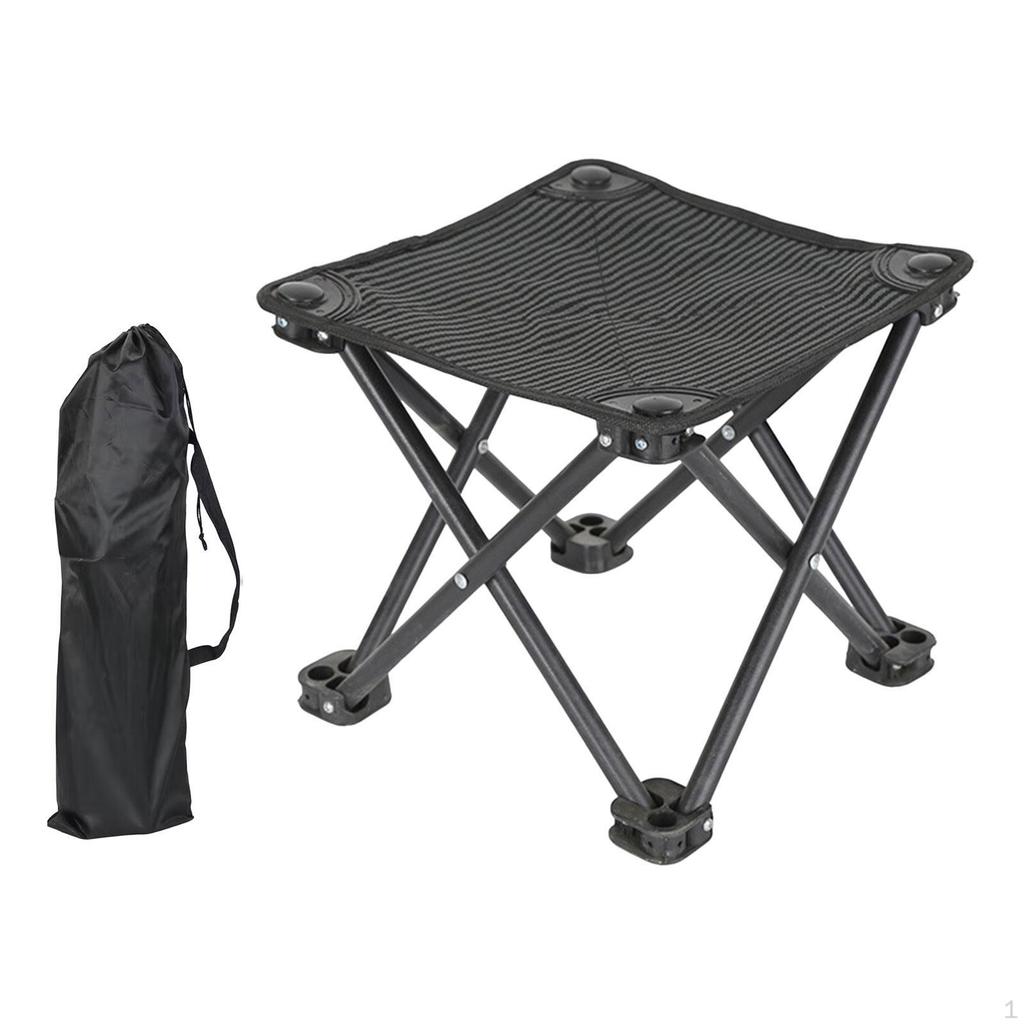 Camp Stool Foldable Camping Footrest for Adults Footstool Small Chair Collapsible