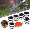 Playing Straw 30ft 0.65 Inch Line Grass String Trimmer Spools Caps Spring Kit for BLACK DECKER AF-100-3ZP