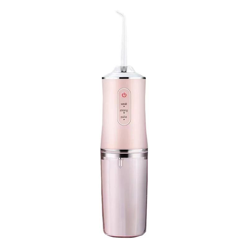 Electric 3 Mode Water Flosser Portable Mouthwash Rechargeable Toothbrush 4 Nozzles 240ml Large Water Tank IPX7 Waterproof Gifts