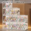 Figure Display 36cm Wide x 18cm Deep x 22cm Clear Display Case with UV LED Removable Magnetic Easy Large Acrylic Storage Case, High, Protection,