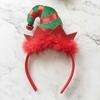 Festival Headband Feather Elf Hat Hairband Christmas Holiday Party Favors