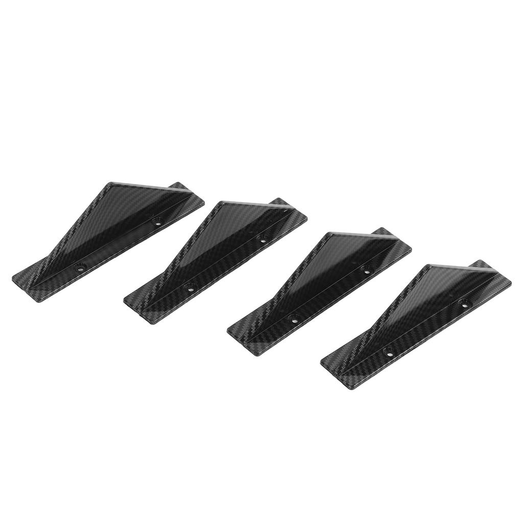 Universal Heckstoßstangenlippe Diffusor Kit Schwarz Heckstoßstangenspoiler Auto Modifiziertes Styling Zubehör