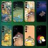Cool-P-Psyduck Süße Handyhülle Für Samsung S25,S24,S21,S22,S23,S30,Ultra,S20,Plus,Fe,Lite,Note,10,9,5G Schwarze Abdeckung