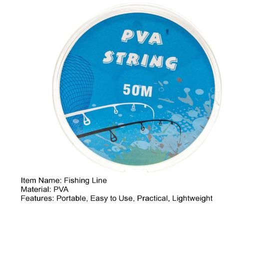 1 Szpula Rozpuszczalna Nitka PVA Linka Wędkarska na Przynętę Kompaktowa Przenośna Karp